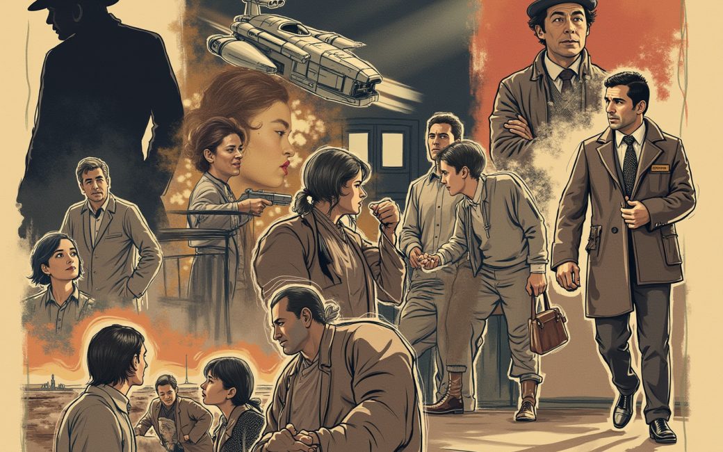 Collage of iconic scenes from various landmark films spanning different genres and decades